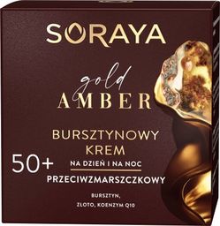  Soraya SORAYA Gold Amber BURSZTYNOWY KREM DO TWARZY 50+ przeciwzmarszczkowy