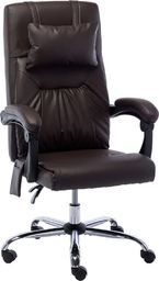 Krzesło biurowe vidaXL Brązowe