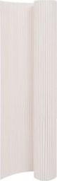  vidaXL Ogrodzenie dwustronne, 110 x 300 cm, białe