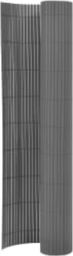  vidaXL Ogrodzenie dwustronne, 110 x 300 cm, szare