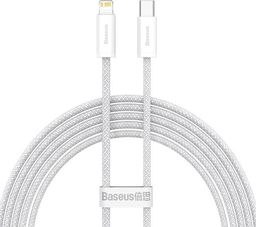 Kabel USB Baseus USB-C - Lightning 2 m Biały (BSU3062WHT)