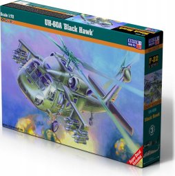 Olymp Aircraft Model helikoptera do sklejania UH-60 A Black Hawk 1:72 F-22