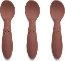 Nuuroo nuuroo - 3 łyżeczki silikonowe Mahogany