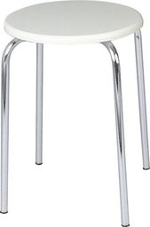  Wenko stołek łazienkowy 32 x 42,5 cm MDF/stal w kolorze białym