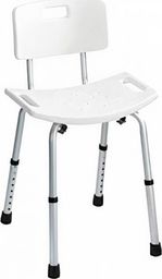  Wenko fotel łazienkowy Secura 49 x 85,5 cm aluminium biały