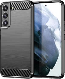  Hurtel Carbon Case elastyczne etui pokrowiec Samsung Galaxy S22+ (S22 Plus) czarny