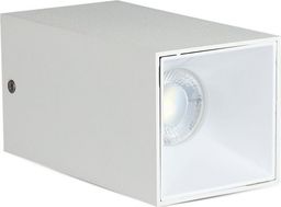 Lampa sufitowa V-TAC spot sufitowy VT-882 GU10 35W IP20 kwadrat 14 x 7,4 cm biały
