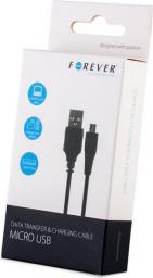 Kabel USB Forever USB-A - microUSB Czarny (T_0012101)