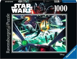  Ravensburger Puzzle 2D 1000 elementów Star Wars X-Wing Cockpit
