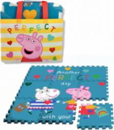  Kids Euroswan Mata piankowa puzzle w torbie Świnka Peppa. Peppa Pig PP17050 Kids Euroswan
