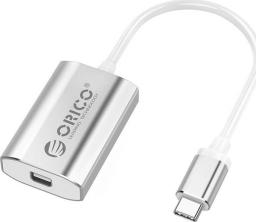 Adapter USB Orico USB-C - DisplayPort Mini Srebrny  (XC-104-SV-BP)