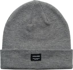 Jack & Jones Jack&Jones męska czapka zimowa Jacdna Beanie noos 12092815 GREY MELANGE