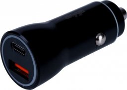 Ładowarka Akyga AKYGA Car charger 12/24V AK-CH-16 36W USB-A + USB-C PD Quick Charge 3.0 5-12V / 1.5-3A black