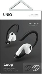  Uniq Zauszniki Loop Sports do Apple AirPods czarno-białe 