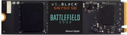 Dysk SSD SanDisk Black SN750 SE Battlefield 2042 500GB M.2 2280 PCI-E x4 Gen4 NVMe (WDBB9J5000ANC-WRSN)