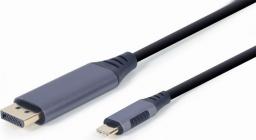 Kabel USB Gembird USB-C - DisplayPort 1.8 m Szary (CC-USB3C-DPF-01-6)
