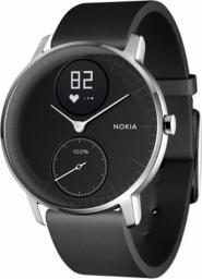 Smartwatch Withings Activité Steel HR Czarny  (HWA03-40black-All-Inter)