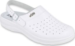  Dr Orto Dr Orto MED - Obuwie buty męskie klapki sanitarne białe skórzane 44