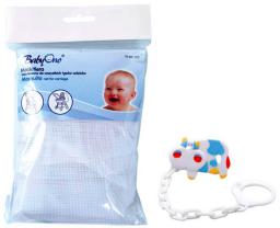 BabyOno MOSKITIERA DO WÓZKA 072 + KLIPS DO SMOCZKA 078