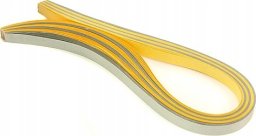 CreativeHobby Paski do quillingu 10 mm 60 sztuk złoto-srebrne