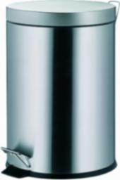 Kosz na śmieci Kela na pedał srebrny (twm_610659)