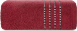  Eurofirany Ręcznik Kąpielowy Fiore (16) 70 x 140 Czerwony