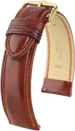 Hirsch Jasnobrązowy pasek skórzany 20 mm HIRSCH Ascot 01575070-1-20 (L)