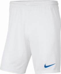  Nike Spodenki Nike Y Park III Boys BV6865 104 BV6865 104 biały XL (158-170cm)