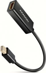 Adapter AV Axagon AXAGON RVDM-HI14N Mini-DisplayPort zu HDMI Adapter, 4K/30 Hz, 15 cm lang - schwarz