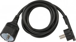 Kabel zasilający Brennenstuhl Brennenstuhl Verlängerungskabel mit Winkel-Flachstecker, 2m - schwarz