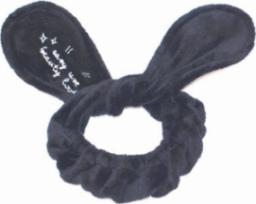 Mola DR. MOLA_Bunny Ears opaska kosmetyczna królicze uszy Czarna