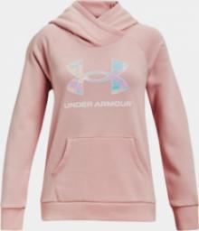  Under Armour Bluza UA Girl's Rival Logo Hoodie 1366399 676 1366399 676 różowy XL