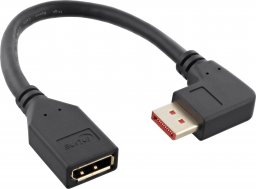 Kabel InLine DisplayPort - DisplayPort 0.15m czarny (17159R)
