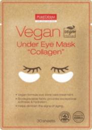  Purederm Vegan Under Eye Mask wegańskie płatki pod oczy z kolagenem 30szt