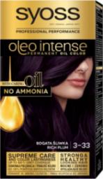  Syoss SYOSS_Oleo Intense farba do włosów trwale koloryzująca z olejkami 3-33 Bogata Śliwka
