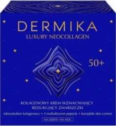 Dermika DERMIKA_Luxury Neocollagen 50+ kolagenowy krem wzmacniający do redukcji zmarszczek na dzień/ na noc 50ml