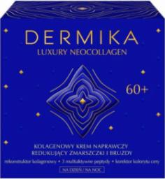  Dermika DERMIKA_Luxury Neocollagen 60+ kolagenowy krem naprawczy do redukcji zmarszczek i bruzd na dzień/ na noc 50ml
