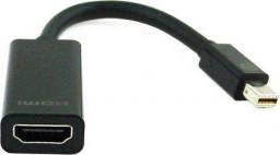 Adapter AV Gembird DisplayPort Mini - HDMI czarny (A-MDPM-HDMIF-02)