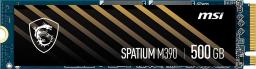 Dysk SSD MSI Spatium M390 500GB M.2 2280 PCI-E x4 Gen3 NVMe (S78-440K070-P83)