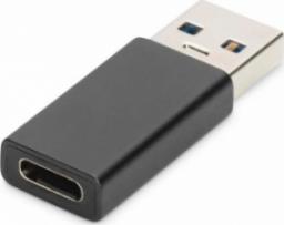 Adapter USB Digitus USB-C - USB Czarny  (AK-300524-000-S)