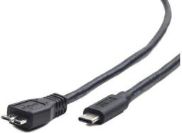 Kabel USB Gembird USB-C - microUSB 1 m Czarny (CCP-USB3-MBMCM-1M)