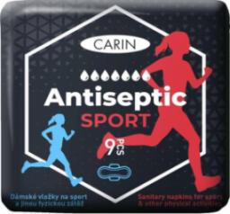  Cairn CARIN_Antiseptic Sport ultracienkie podpaski ze skrzydełkami dla sportowców 9szt