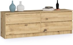 Fabryka Mebli Akord Komoda K 160 cm 4 szuflady - dąb artisan
