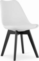  Leobert Krzesło MARK - białe / nogi czarne x 4