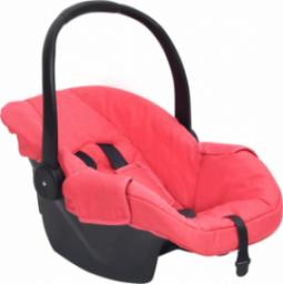 Fotelik samochodowy vidaXL Fotelik niemowlęcy do samochodu, czerwony, 42x65x57 cm