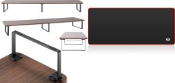 Mozos Mozos DUAL RISER P podstawka półka pod dwa monitory + Podkładka XDP1260