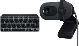 Klawiatura Logitech MX Keys Mini for Mac (920-012652) + Brio 100 (960-001585)