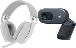 Słuchawki Logitech Zone Vibe 100 (981-001219) + C270 (960-001063)