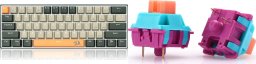 Klawiatura Redragon Redragon K606 Lakshmi Red switch (K606-OG&GY&BK) + A113 R Bullet Keycaps (A113 R)