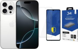Smartfon Apple Smartfon Apple iPhone 16 Pro 256GB White Titanium (MYNJ3) + FlexibleGlass